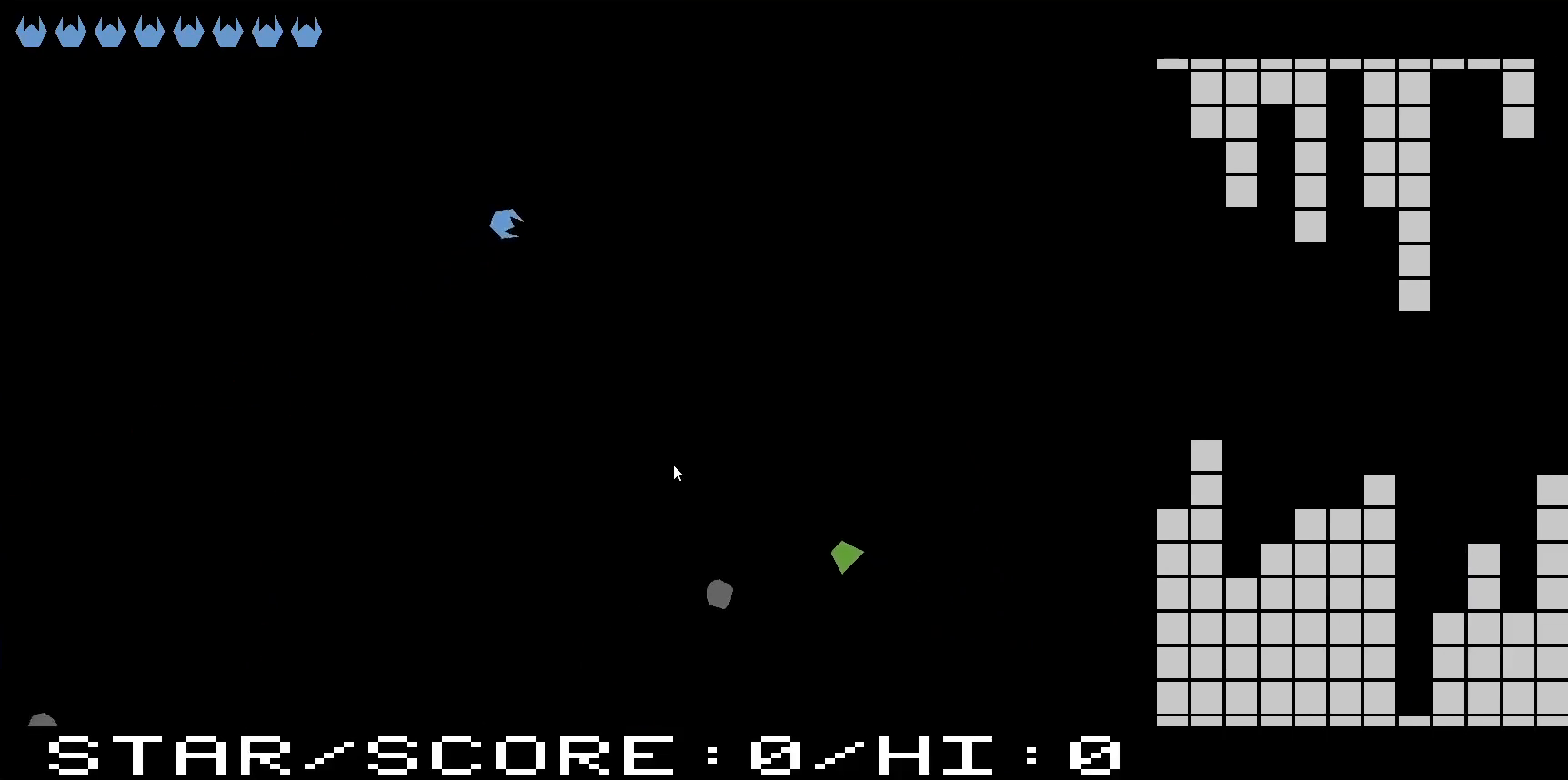 Active gameplay with multiple enemy types